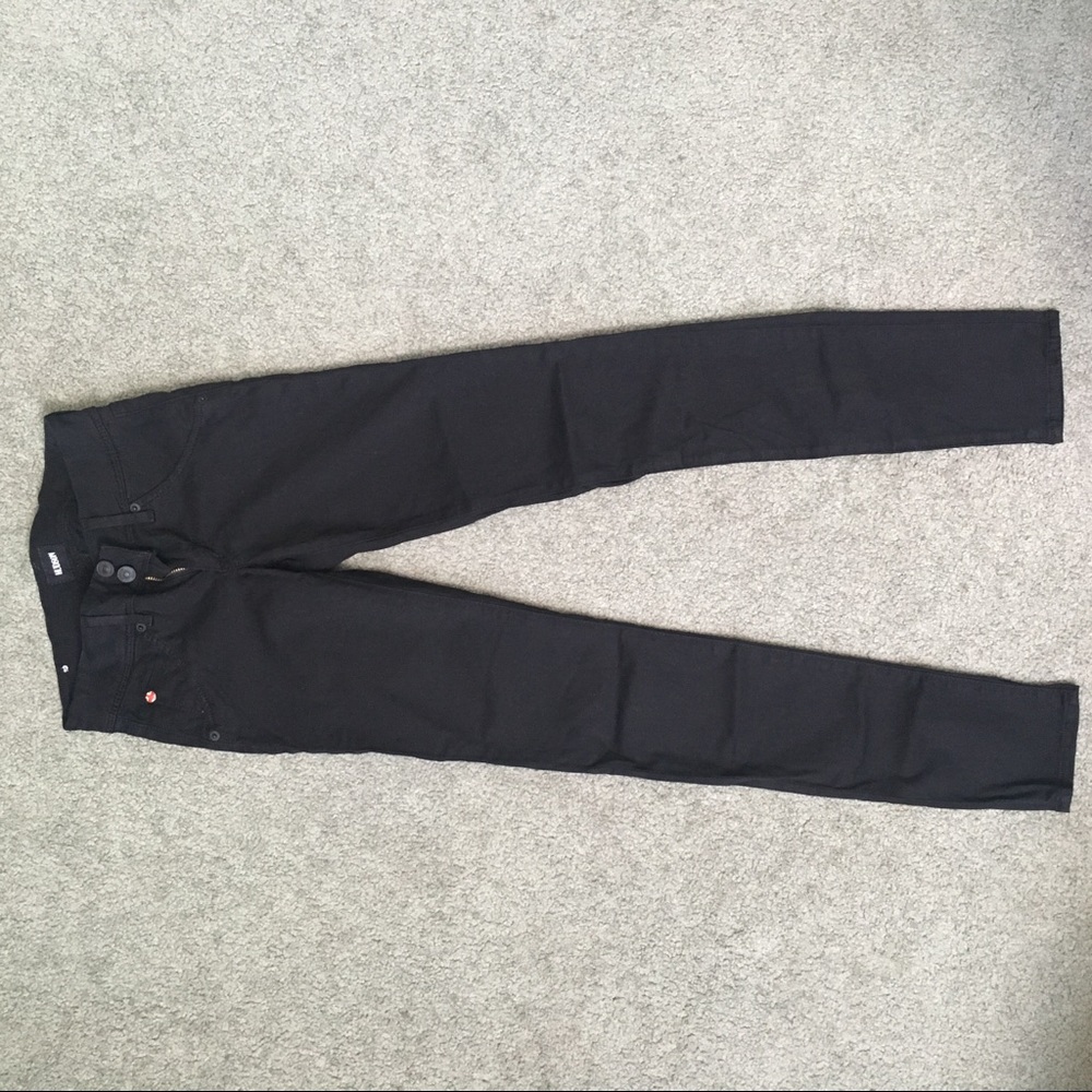 Black Hudson jeans with stretch